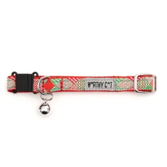 The Worthy Dog Americana Holiday Breakaway Adjustable Cat Collar image {2}