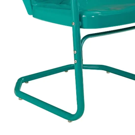 Ridgeland 5pc Outdoor Dining Set - Turquoise - Crosley image {2}
