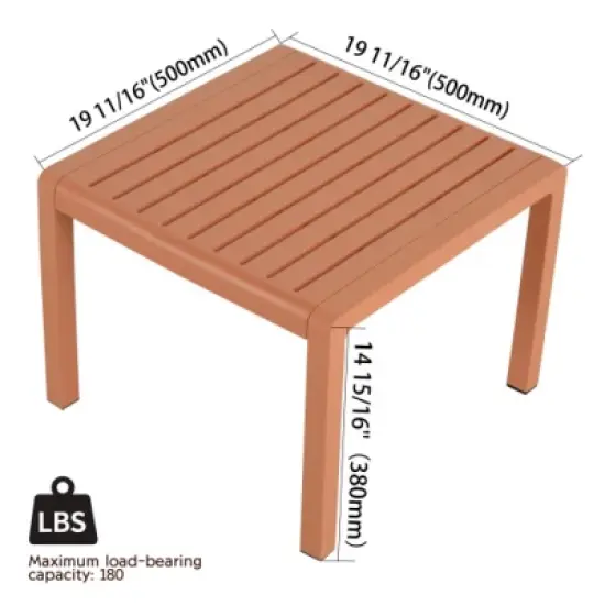 3 Piece Patio Table and Chairs Sets, Indoor Outdoor Conversation Furniture Set,Small Space Patio Table Set for Balcony or Courtyard-The Pop Home image {5}