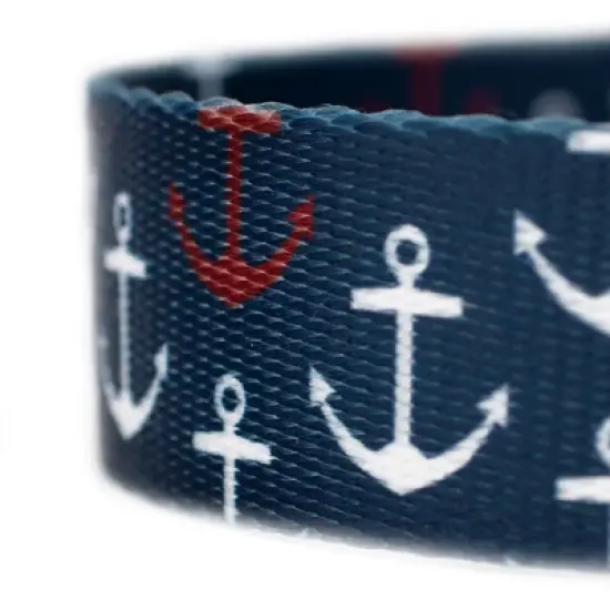 Country Brook Petz&reg; 1 Inch Anchors Away Dog Leash - 6 Foot image {2}