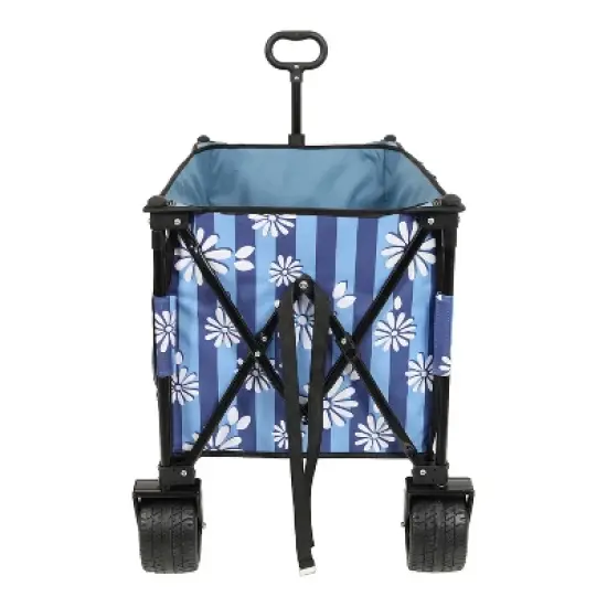 Anybear Collapsible Folding Wagon All-Terrain Beach Wheels 480lbs Garden Cart image {2}