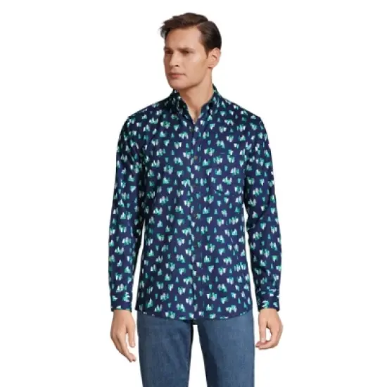 Lands' End Men's Traditional Fit Flagship Flannel Shirt image {12}