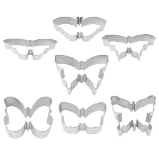 R&M International Butterfly 7 Piece Cookie Cutter Set image {1}