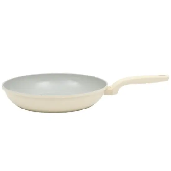 Gibson Home Barnsdall 12 Inch Nonstick Aluminum Frying Pan in Linen image {5}