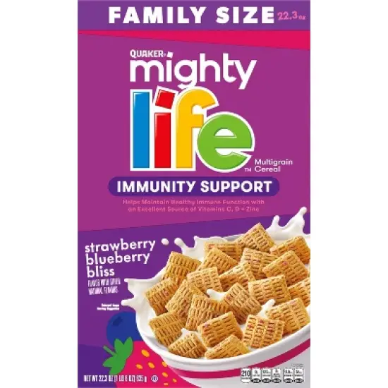 Life Cereal Mixed Berry Immunity Family Size Breakfast Cereal - 22.3oz image {1}