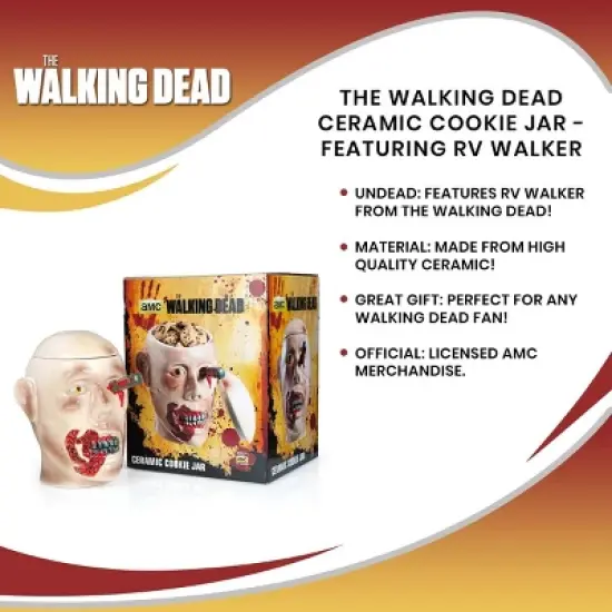Seven20 The Walking Dead Ceramic Cookie Jar - Featuring RV Walker image {6}