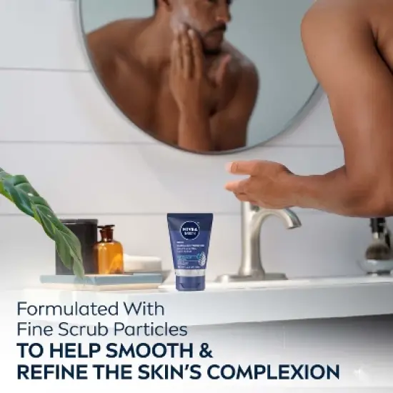 NIVEA Men Maximum Hydration Deep Cleaning Face Scrub with Aloe Vera - 4.4oz image {8}