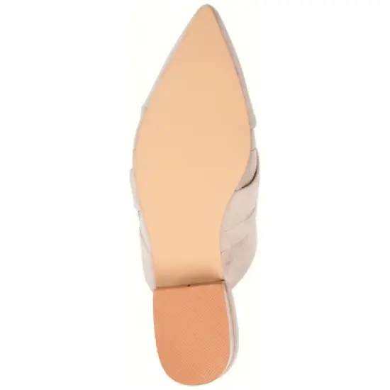 Journee Collection Womens Kalida Slip On Pointed Toe Mules Flats image {4}