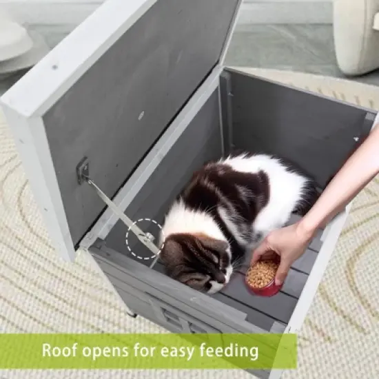 Akoasm Waterproof Cat & Rabbit House & Shelter For Indoor & Outdoor image {3}