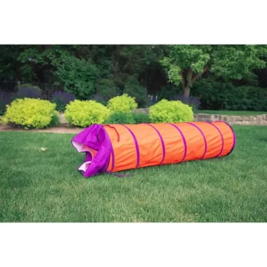 Pacific Play Tents Kids Institutional Tunnel - Orange/Purple image {8}