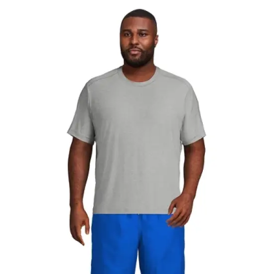 Lands' End Men's Short Sleeve Swim Tee Rash Guard image {7}