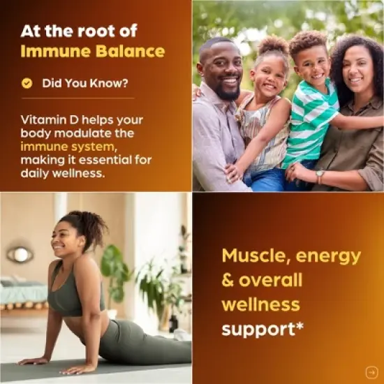 Sandhu's Vitamin D3 K2 5000IU, 120 mcg Capsules 120 Count with Magnesium, Vit B6, Zinc & Quercetin, Supports Energy, Immune, Bone & Muscle Health image {5}