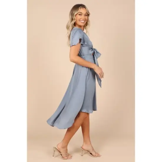 Petal and Pup Womens Amanda Hi Lo Tie Front Dress image {4}