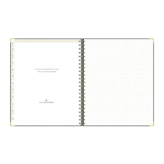 Day Designer 2024 Planner 8.5"x11" Weekly/Monthly Charcoal image {11}