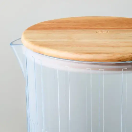 3L Acrylic Beverage Pitcher and Cup Set Blue - Hearth & Hand&trade; with Magnolia image {3}