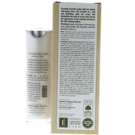 Eminence Lavender Age Corrective Night Eye Cream, 1 oz image {3}