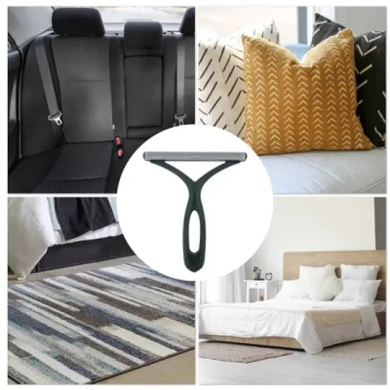 Unique Bargains Durable Double-Sided Pet Hair Remover 1 Pc image {5}