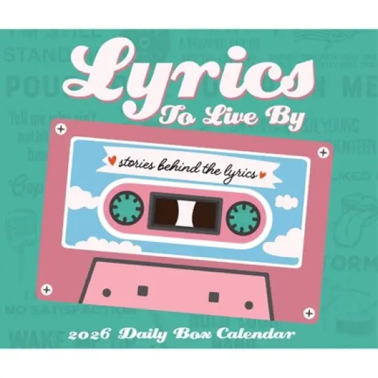 Willow Creek Press 2026 Lyrics to Live By Box Calendar image {4}