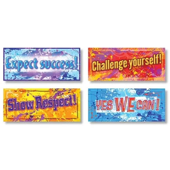 North Star Teacher Resources Positive Messages Posters, 7-1/3" x 17", Set of 12 image {1}