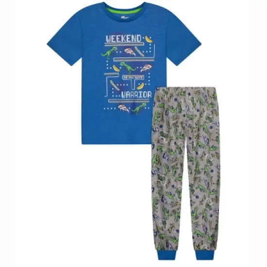 Sleep On It Boys Weekend Warrior 2-Piece Pajama Sleep Pants Set image {6}