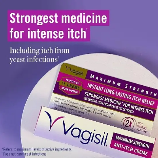 Vagisil Maximum Strength Feminine Anti-Itch Cream - 1oz image {3}