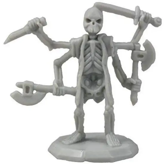 Monster Protectors Unpainted Fantasy Skeleton Mini Figures for D&D - 1", 8 Pieces image {2}