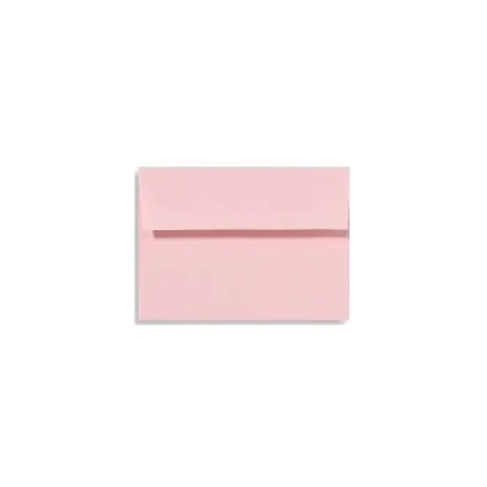 LUX 4 3/8" x 5 3/4" 70lbs. A2 Invitation Envelopes W/Glue Candy Pink EX4870-14-50 image {1}