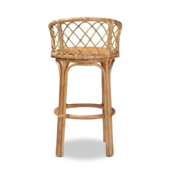 Orchard Rattan Barstool Natural/Brown - bali & pari image {3}