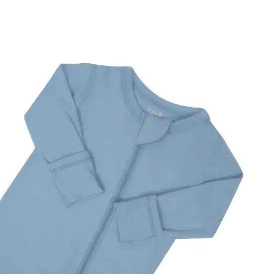 Kyte Baby Zippered Footie in Slate image {6}