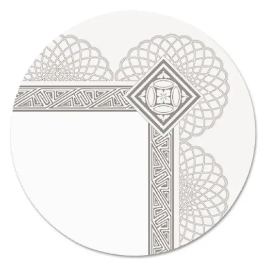 Southworth Premium Certificates White Spiro Silver Foil Border 66 lb  8 5 x 11 15/Pack CTP2W image {2}