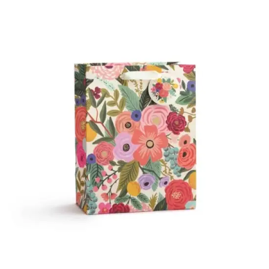Rifle Paper Co. Garden Party Cub Gift Bag: Floral Paper Gift Bag for All Occasions, 10" x 7.8" x 4" image {3}