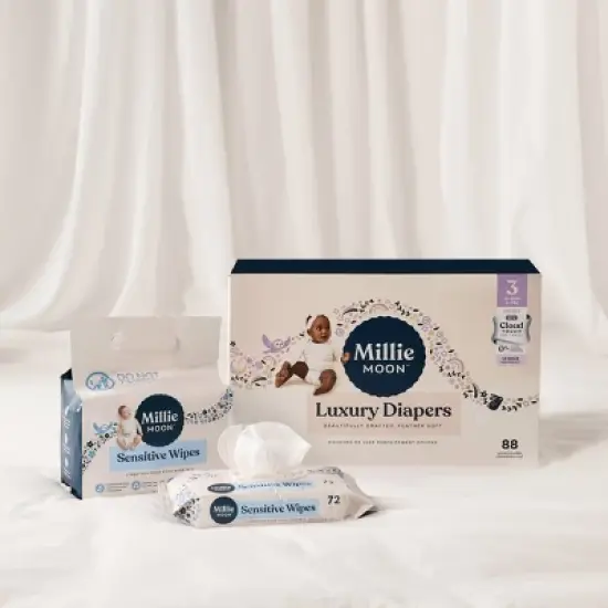 Millie Moon Sensitive Wipes (Select Count) image {3}