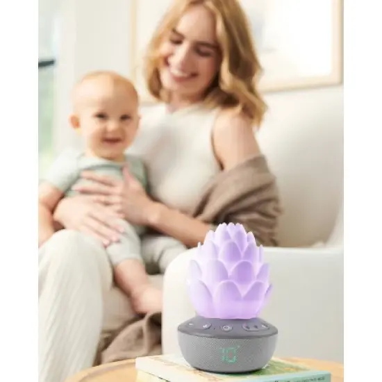 Skip Hop Succulent Glow Sound Machine - Gray/White image {4}