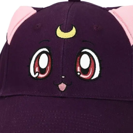 Sailor Moon Luna Cat Face Snapback Hat image {2}