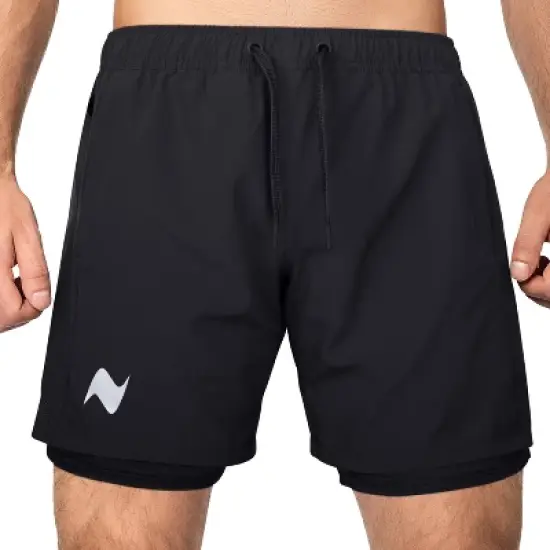Zilpu Men's Quick Dry Athletic Performance Shorts wi/Zipper Pocket (5 inch) image {14}
