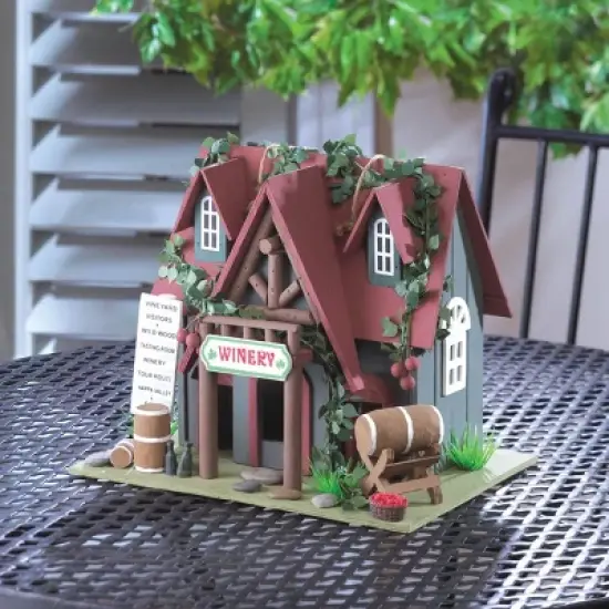 Zingz & Thingz Cottage Winery Bird House image {3}
