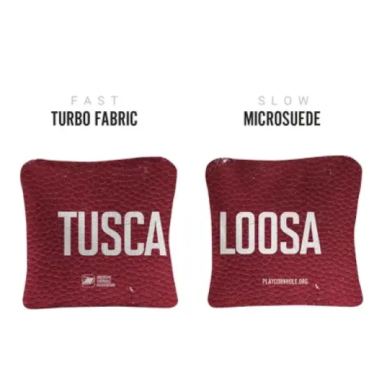 Gameday Tuscaloosa Synergy Pro Red Cornhole Bags (Set of 4) image {1}