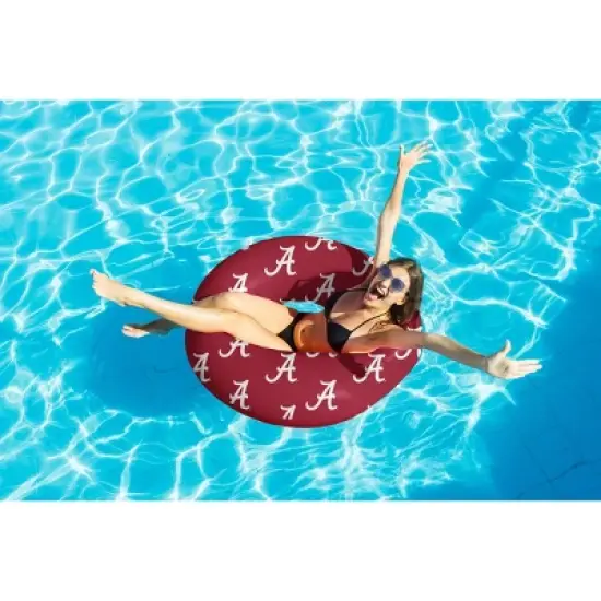 NCAA Alabama Crimson Tide 48" Inflatable Pool Float: PVC Water Float, 330 lbs Capacity image {2}