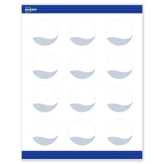 Avery Round Business Cards, Colorful Design, 2" Diameter, 120 Total image {9}