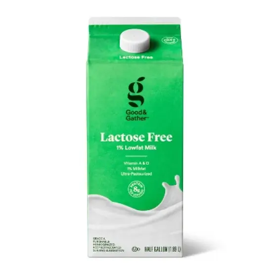 Lactose Free 1% Milk - 0.5gal - Good & Gather&trade; image {4}
