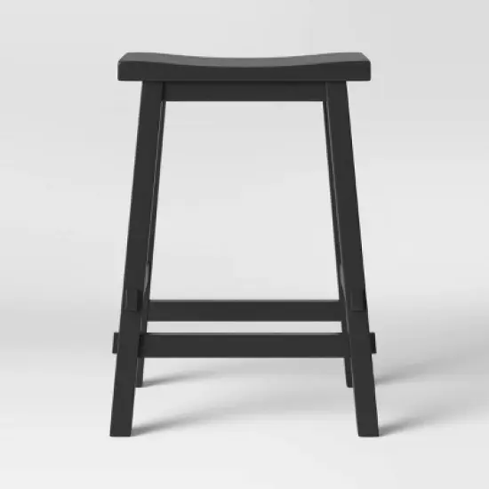 Halifax Farmhouse Wood Counter Height Barstool - Threshold&trade; image {4}