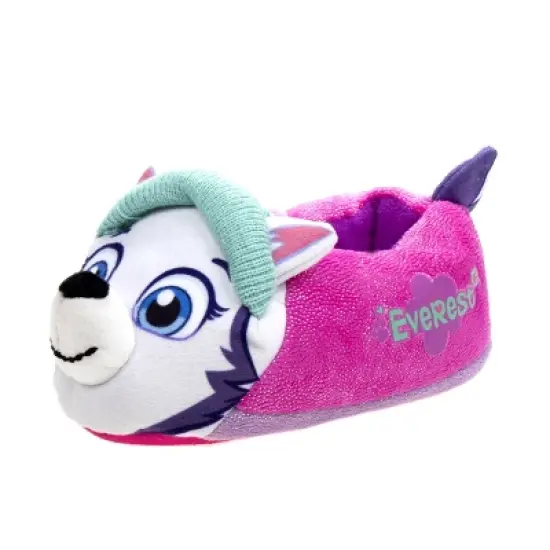 Nickelodeon Paw Patrol Everest and Skye 3D Toddler Girls' Dual Sizes Slippers image {2}