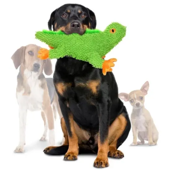 Mighty Micro Fiber Lizard Dog Toy image {1}
