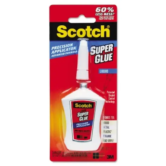 Scotch Super Glue Liquid Precision Applicator 0.14 oz AD124 image {2}