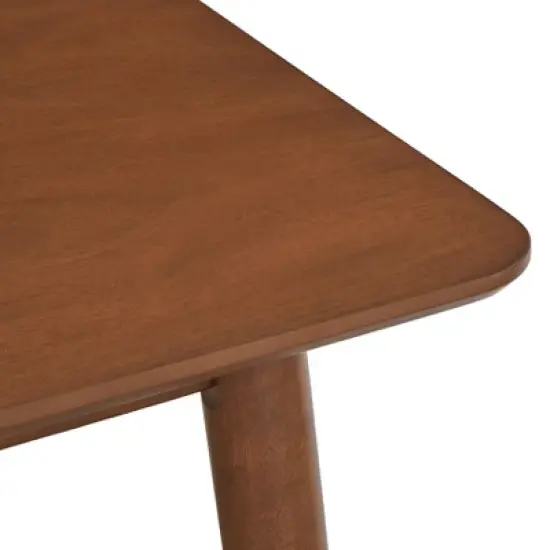 5pc Newington Mid-Century Dining Set Walnut/Mocha - Lifestorey image {5}