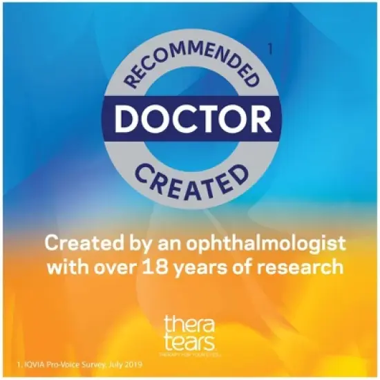 TheraTears Eye Nutrition Omega-3 Fatty Acid 450gms Supplements for Dry Eye Symptoms Capsules - 90ct image {4}