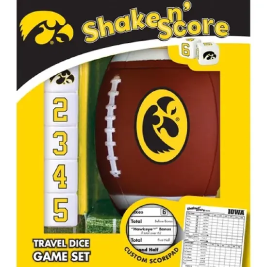 MasterPieces Officially Licsenced NCAA Iowa Hawkeyes Shake N' Score Dice Game for Age 6 and Up image {1}