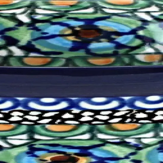 Blue Rose Polish Pottery 491 Ceramika Small Canister image {2}