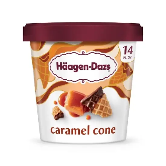 Haagen-Dazs Caramel Cone Ice Cream - 14oz image {14}