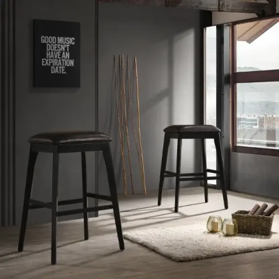 Set of 2 30" Mirabelle Upholstered Barstools - Carolina Chair & Table image {1}